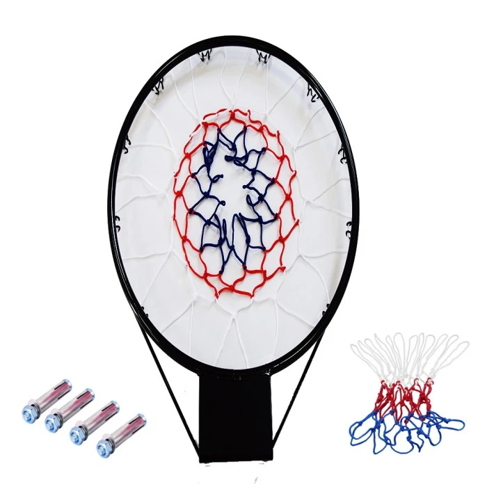 Rim Bola Keranjang Logam Tugas Berat 48cm dengan Jaring